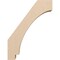 Ekena Millwork 5-inch W x 18-inch D x 24-inch H Imperial Rough Cedar Woodgrain TimberThane Knee Brace, Primed BRCUR05X18X24IMPRCPR - alternate 5